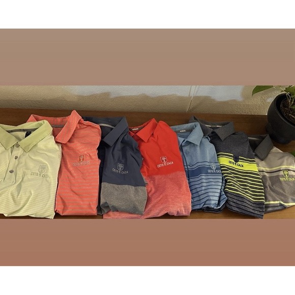 adidas Other - Adidas Golf coto de caza firestone cup bundle of 7 polo shirts size large